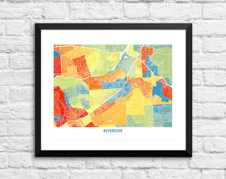 Juanita's Adventures - Wholesale Art Print - Juanitas Riverside Map Print3