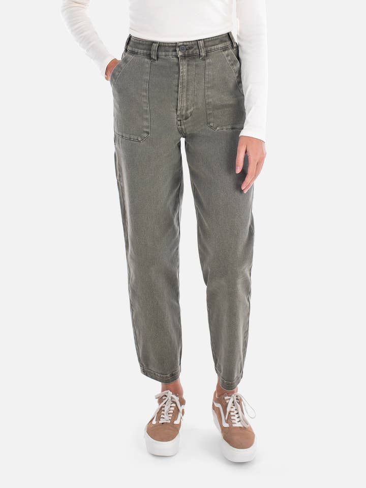 Venice Utility Pant - Olive for wholesale on Faire0