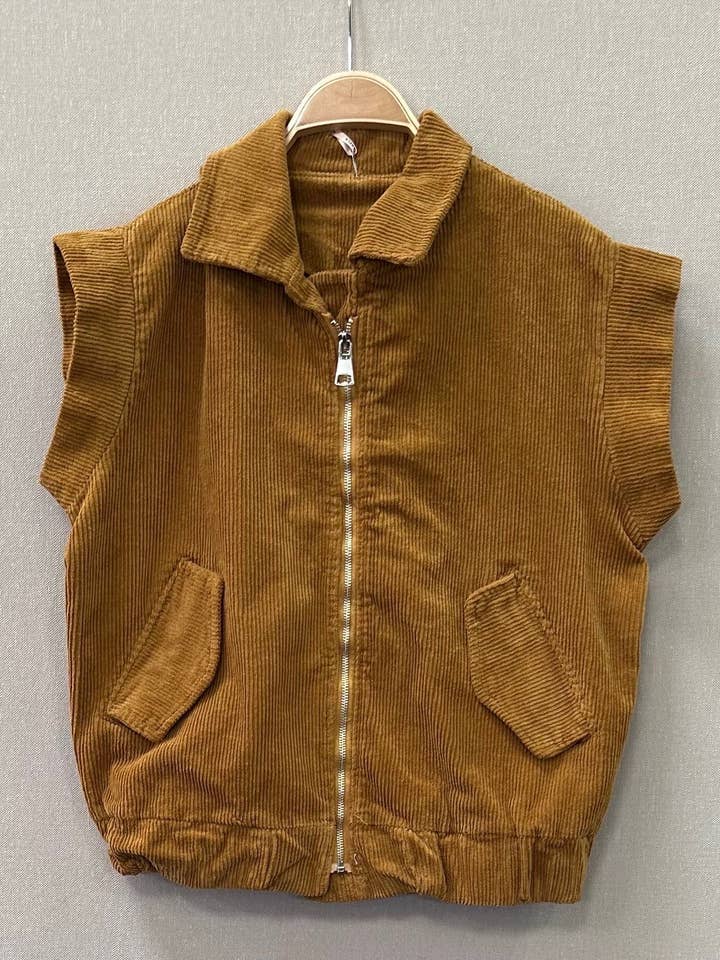 SWEET MAGIC MODA Y COMPLEMENTOS - Wholesale Outerwear Vest - Women's - CORDUROY VEST7