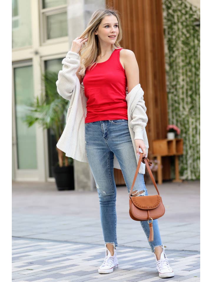 42POPS - Wholesale Tank top – Women′s - `.Premium Cotton Tank Top3