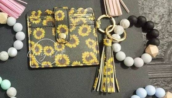The Classy Cloth WS – Engroshandel Armbånd – Wristlet nøglering tegnebog - Sunflower RTS3