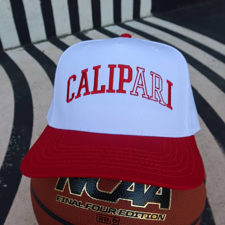 Coach CalipARi Arkansas Basketball Vintage Trucker Hat for wholesale by Made by Mariah
