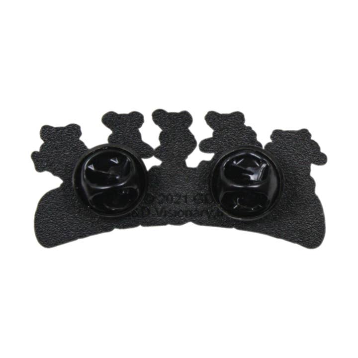 Square Deal Recordings & Supplies - Wholesale Lapel Pin/Button - Enamel Pin - Grateful Dead - Five Jerry Bears On Logo2