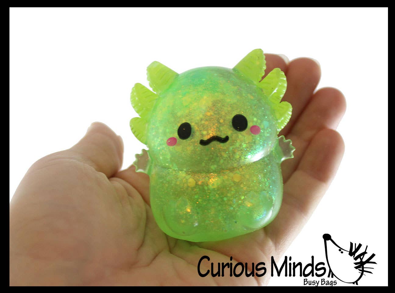 Curious Minds Toys - Wholesale Squishy toy – Kids & Baby - 1 Axolotl Sugar Ball - Syrup Molasses Thick Glue/Gel Stress6