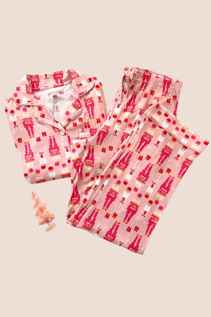 PB & Grape - Wholesale Sleepwear Set - Women's - Women's Pink Nutcrackers Set5