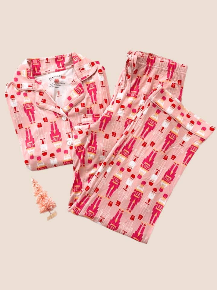 PB & Grape - Wholesale Sleepwear Set - Women's - Women's Pink Nutcrackers Set5