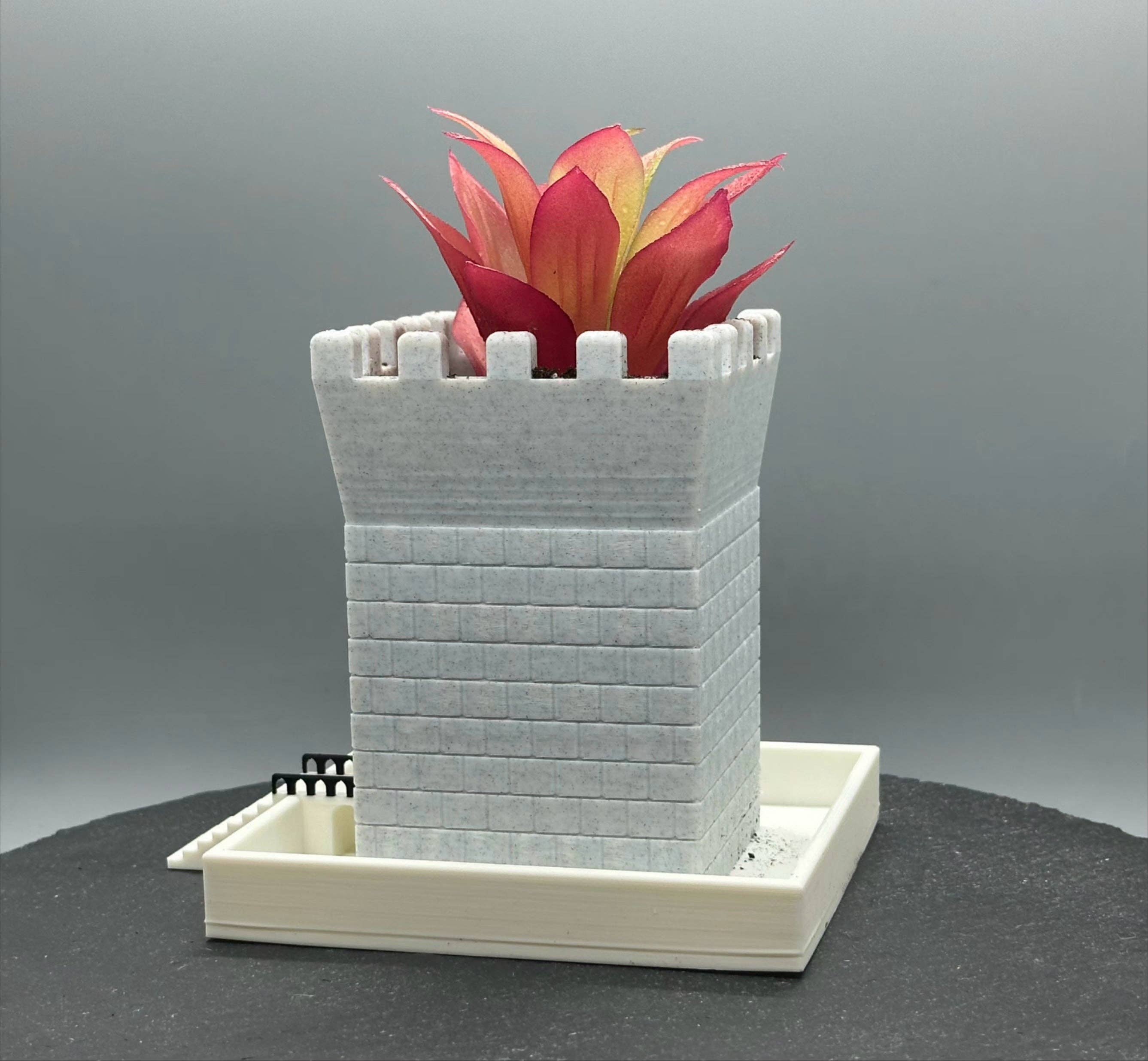 3DHotShop - Wholesale Plant pot - Castle Planter2