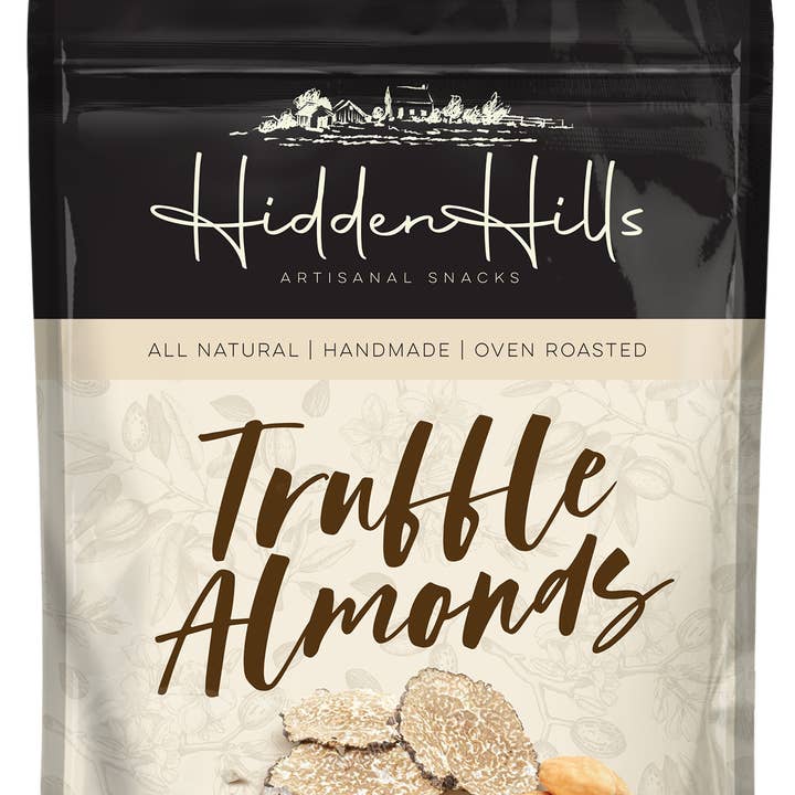Brand New! Hidden Hills Truffle Almonds! for wholesale by The Art of Caramel