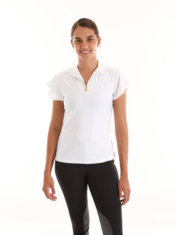 Short Sleeve White for wholesale by All Things Equestrian