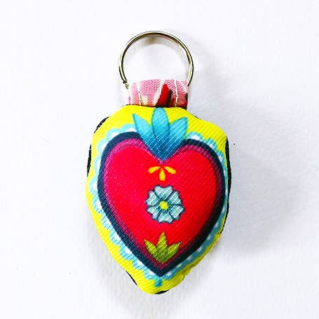 Heart keychain, mexican heart for wholesale by Chunchitos