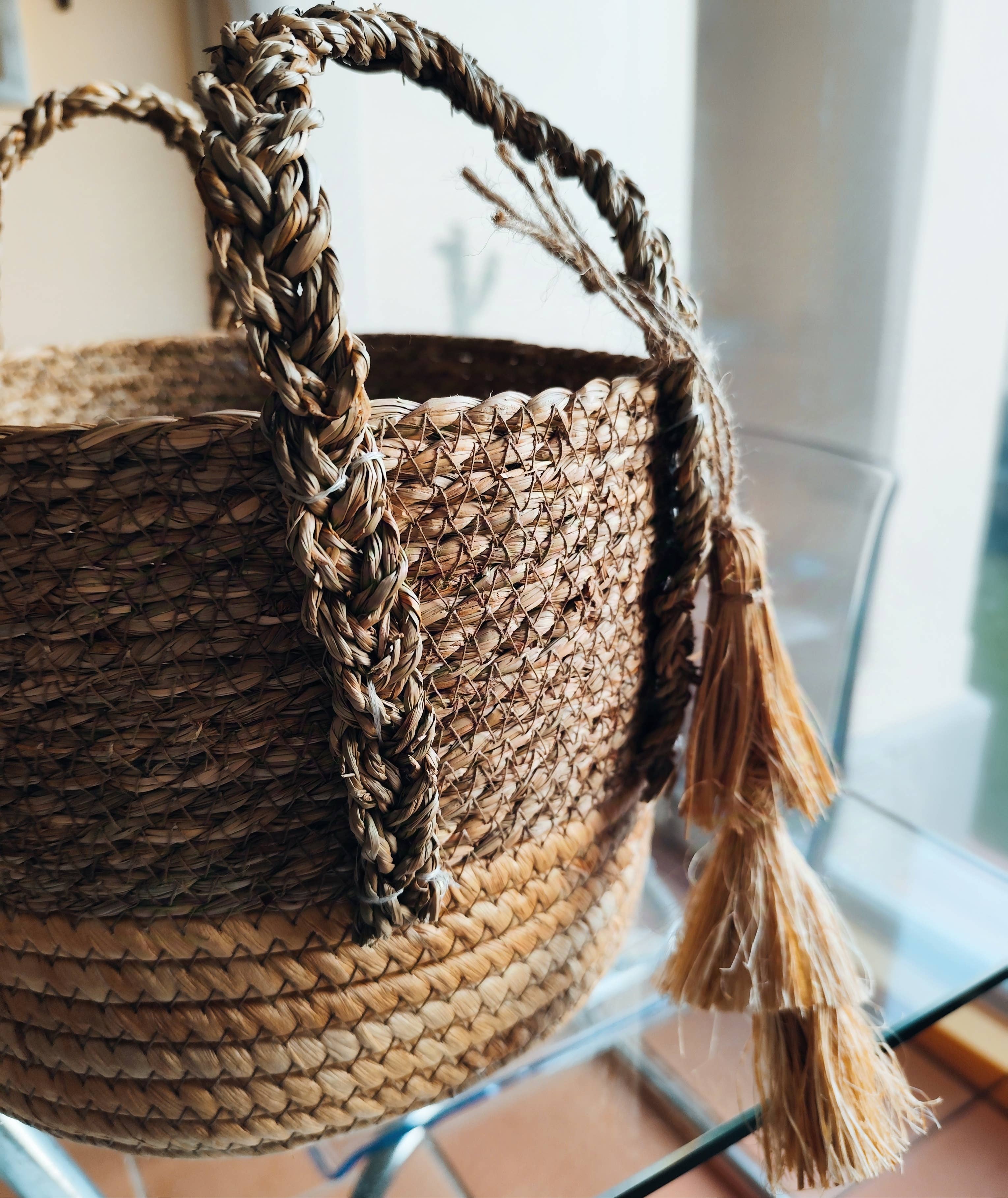 Maya Mallorca - Venta al por mayor Cestas - CESTA SEAGRASS FONDO REFORZADO1