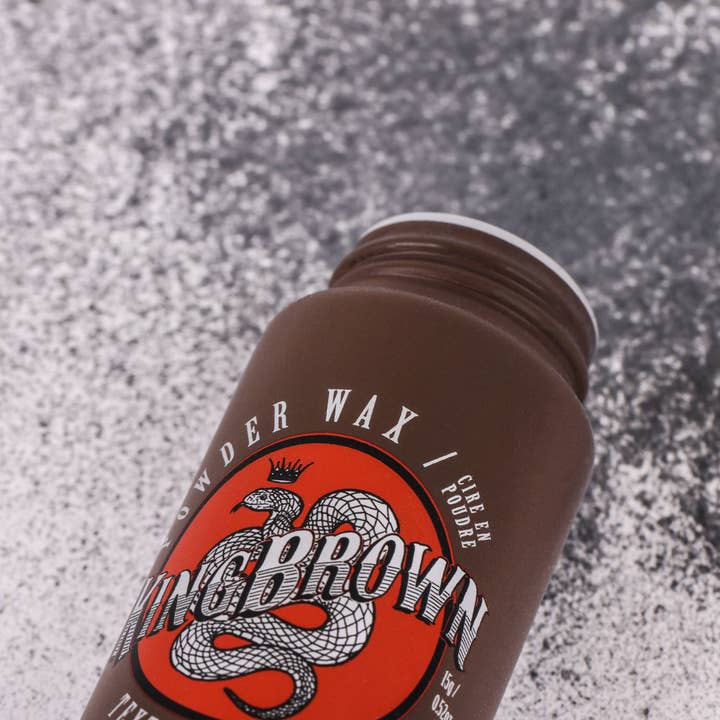 Mat Sort Pulvervoks for engroshandel hos King Brown Pomade