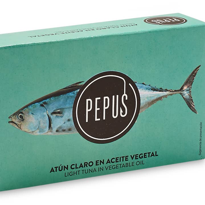 Atum claro em óleo vegetal PEPUS OL-120 por atacado de ESPINALER 1896 S.L