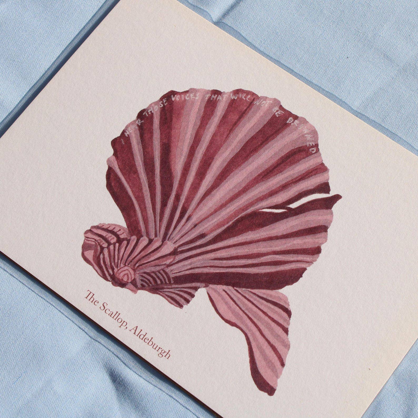 Emma Holmes Art - Wholesale Art Print - The Scallop, Aldeburgh – A5 Art Print2