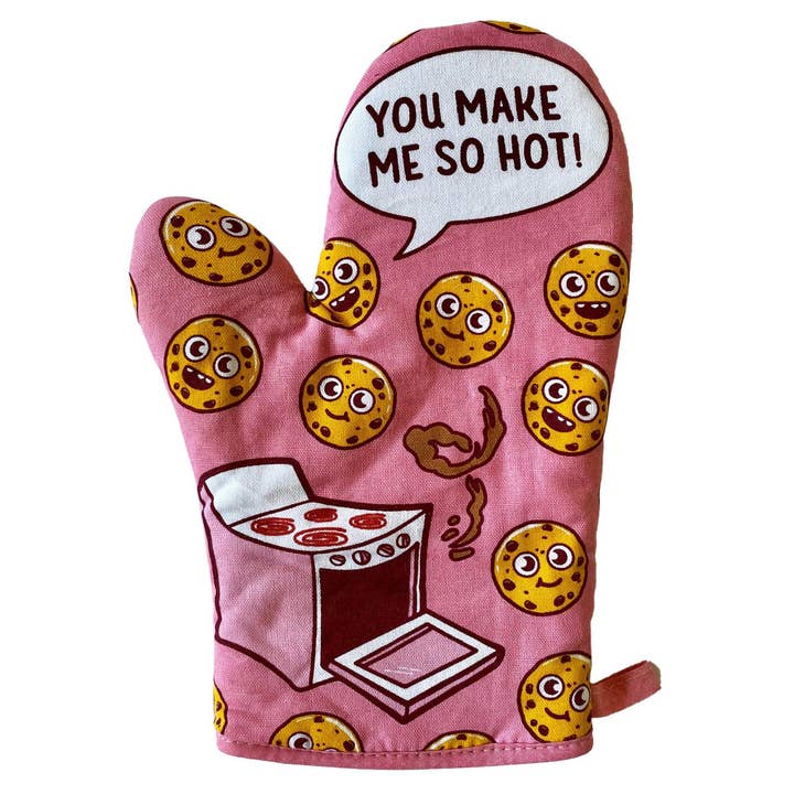 Multi You Make Me So Hot Oven Mitt Funny Pot Holder for Her for wholesale on Faire