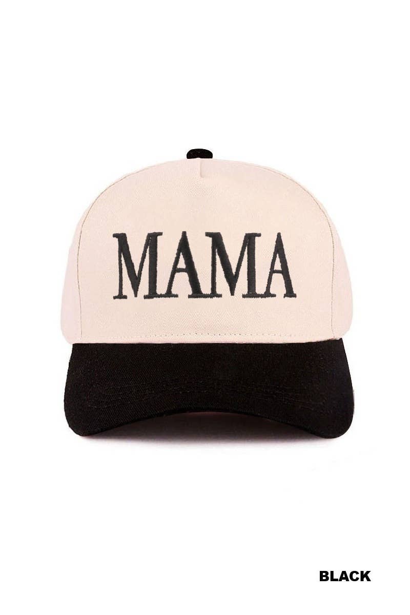 Vanilla Monkey - Vendita all'ingrosso Cappellino da baseball - Donna - Cappello in Cotone Canvas Bicolore Mama1