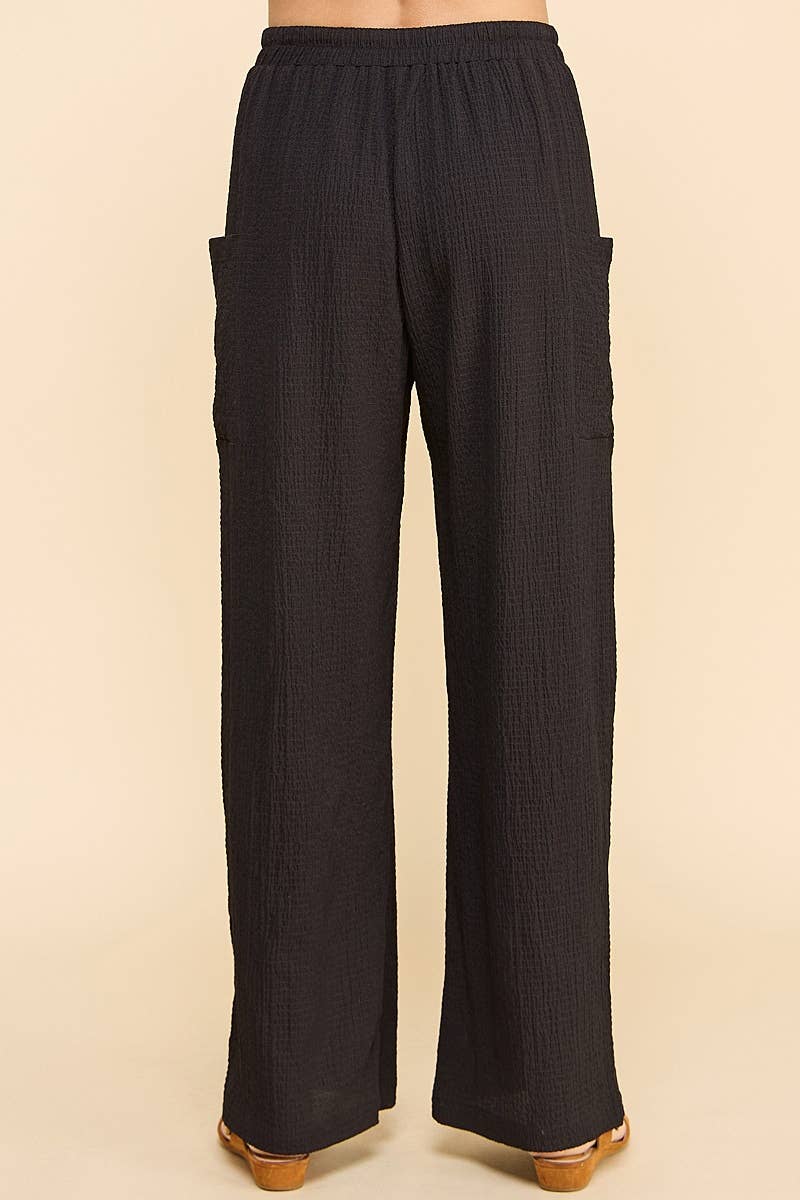 Allie Rose - Wholesale Pants - Women&#x27;s - Drawstring Seersucker Lounge Pants16