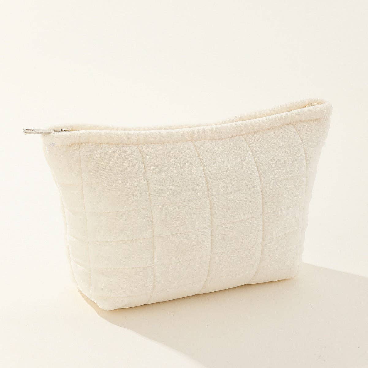 Dipped Shop – Engroshandel Kosmetiktaske – Ensfarvet stor kapacitet enkel makeup-taske DPB01090