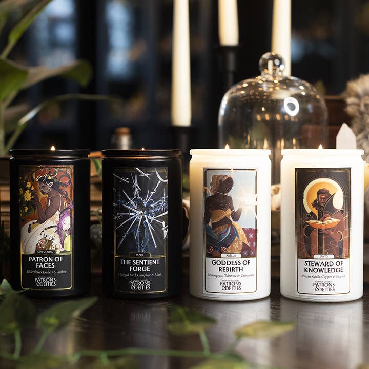 Cantrip Candles - Wholesale Jar/Filled Candle - Patrons & Deities Variety Crate (Discounted candle rate)