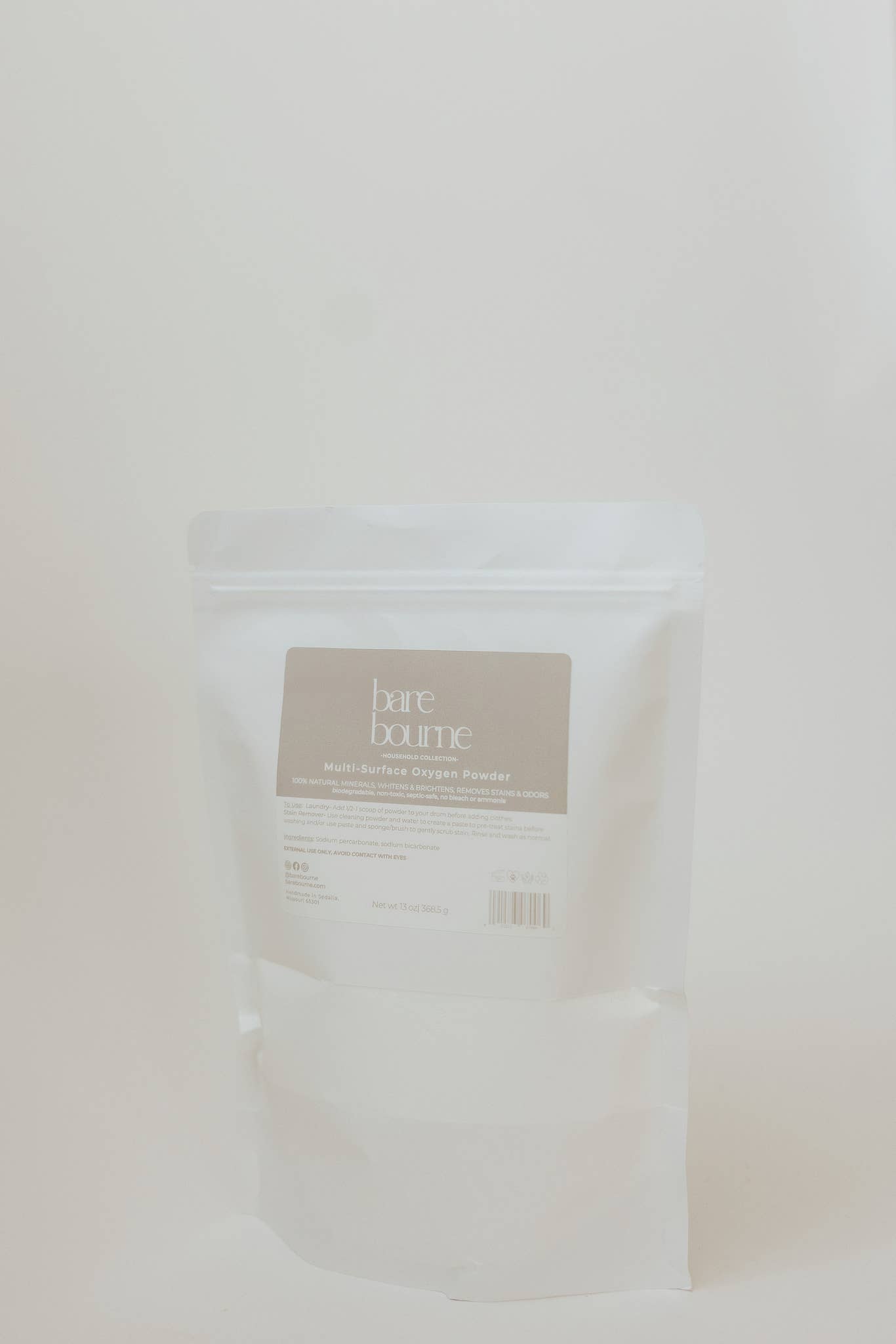 Bare Bourne - Wholesale Laundry Detergent Powder/Pods - Multi-Surface Oxygen Powder1