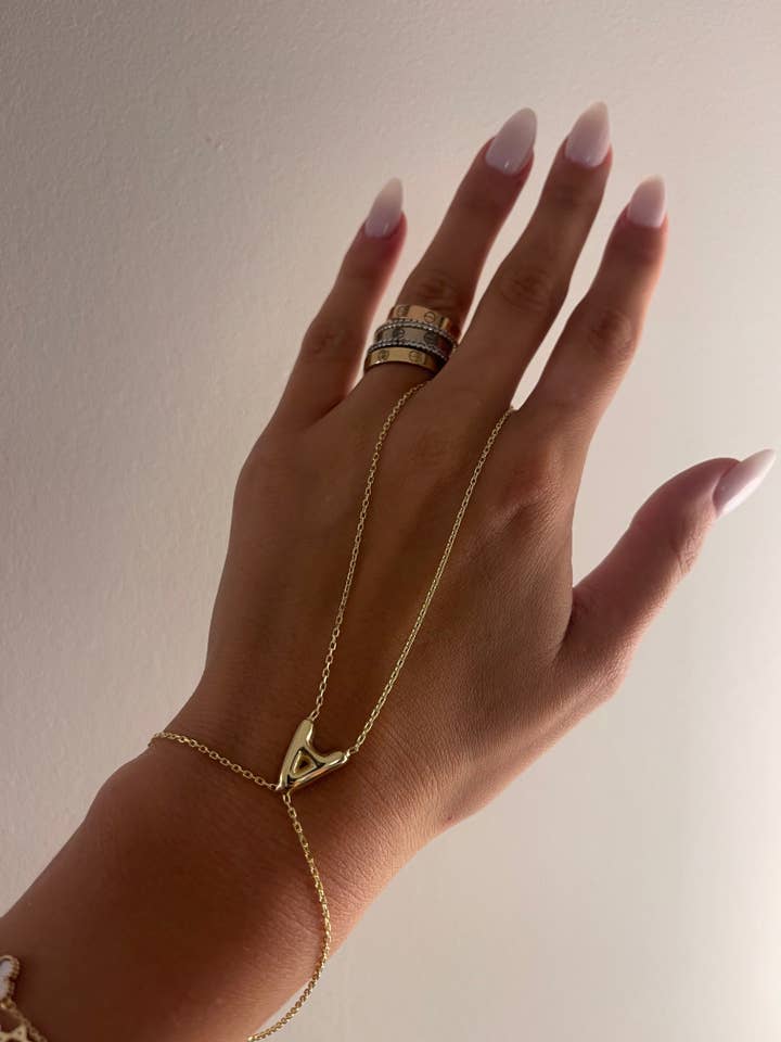 Balloon Initial Handchain for wholesale by Shop Alexandra Madison