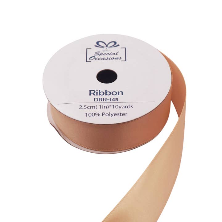 Angels Craft – wholesale Ribbon – Gift wrapping – Satin Ribbon 1" x 10 Yards Set of 12 (Available 16 colors)16