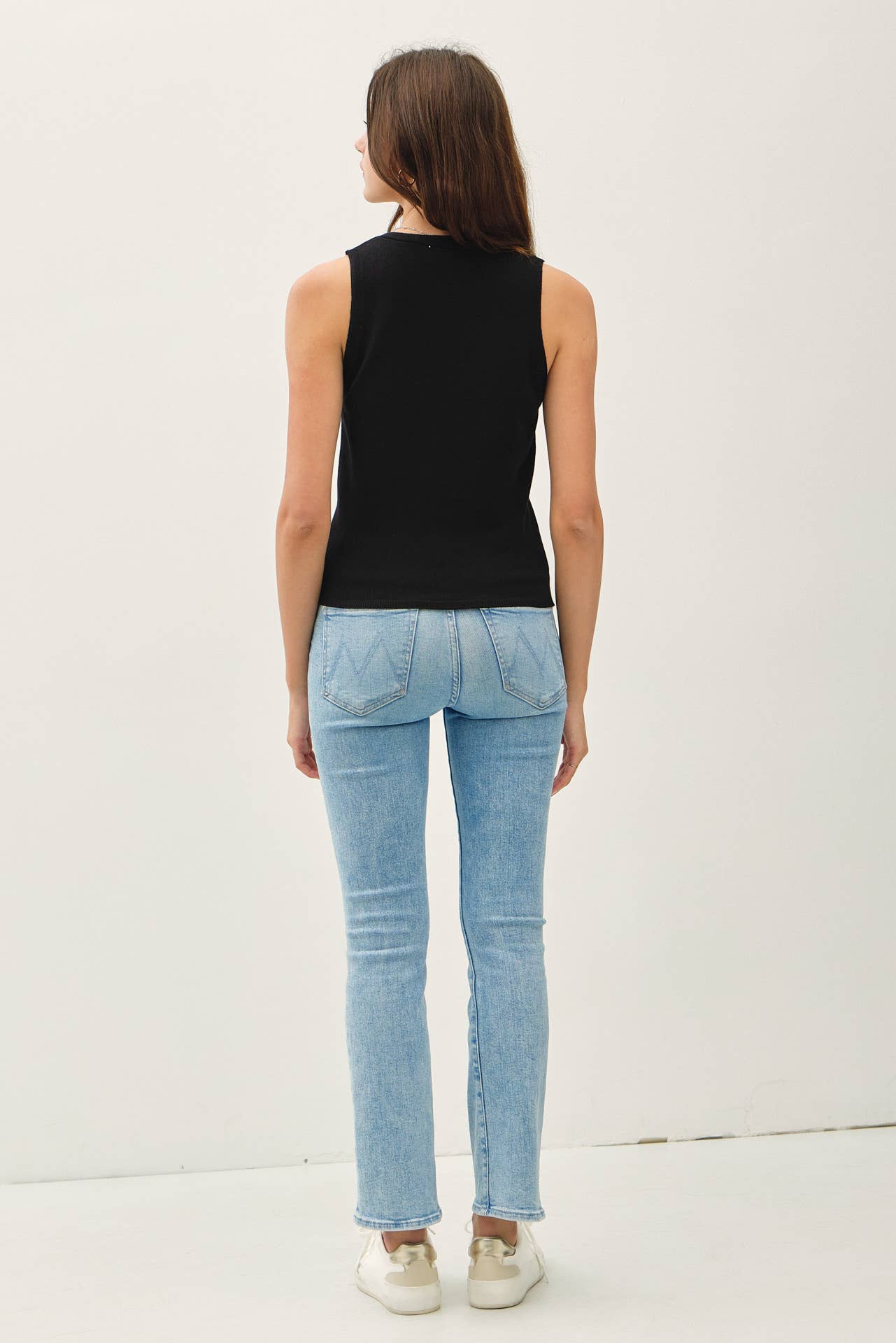 Be Cool - Wholesale Tank Top - Women's - MINIMAL V-NECK SWEATER TANK  8