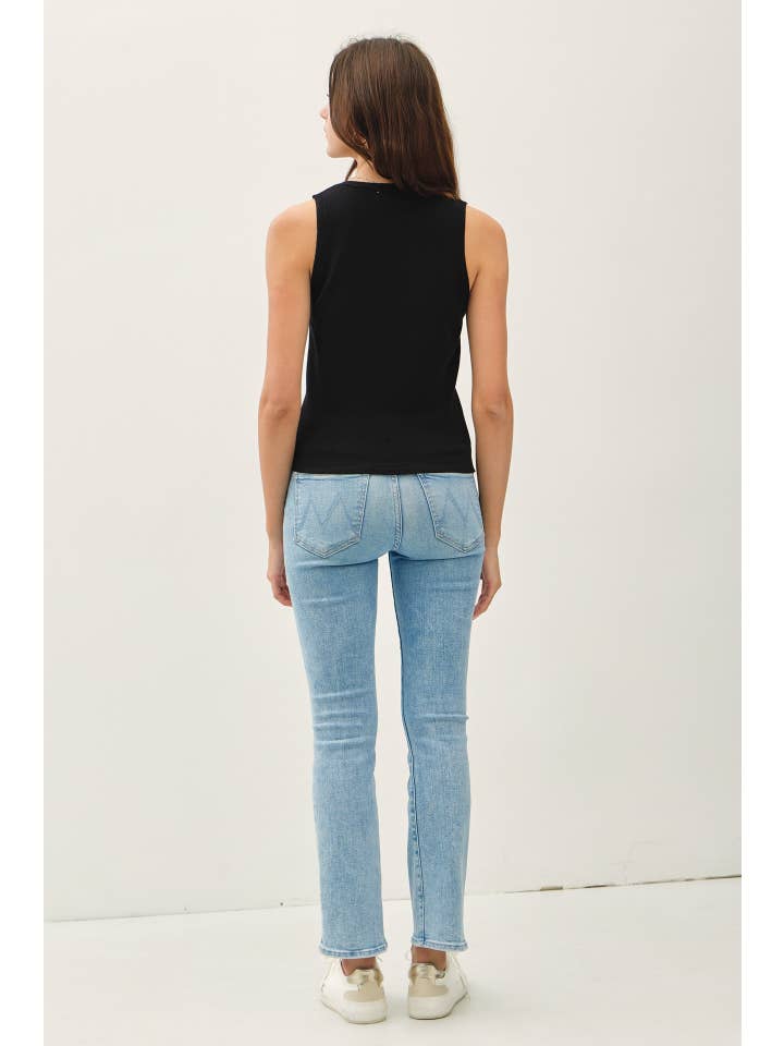 Be Cool - Wholesale Tank Top - Women's - MINIMAL V-NECK SWEATER TANK 8