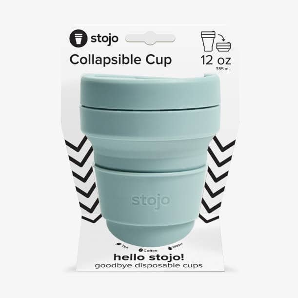 12 oz | 355 mL Collapsible Travel Cup - Expanded Packaging for wholesale by Stojo