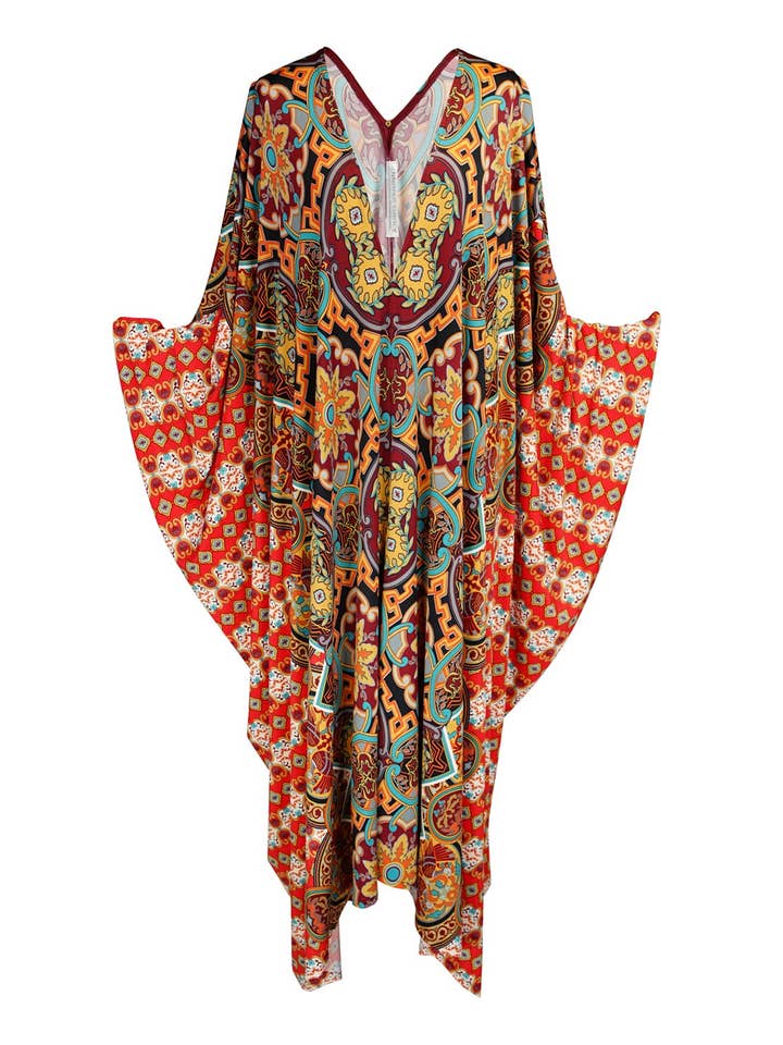 Caftan Persephone Marasca PRÉCOMMANDE pour la vente par Jennafer Grace
