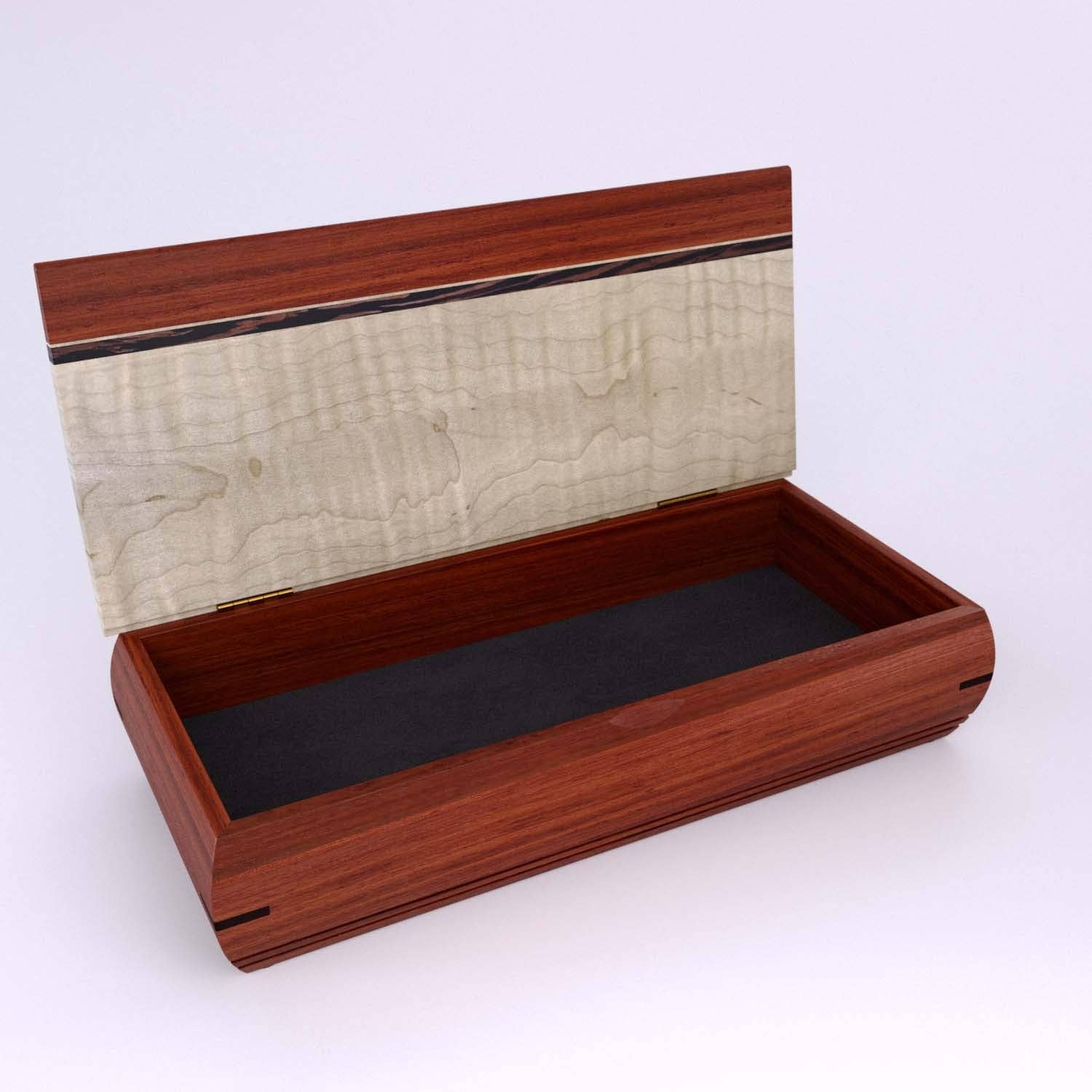 Mikutowski Woodworking - Vendita all'ingrosso Portagioie/organizer per gioielli - Cache Box in legno per portafoglio, monete, custodia per orologi, ecc.1