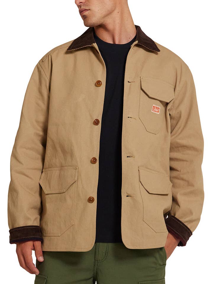 Barn Jacket - Khaki for wholesale on Faire