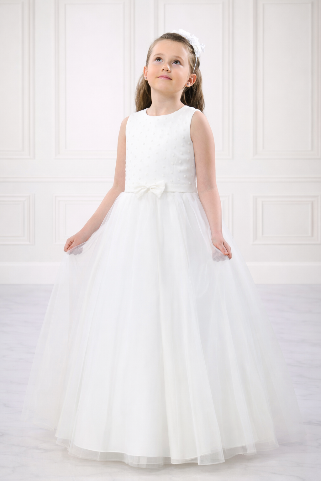 Beautiful dress for girls, communion dress, ivory dress for wholesale on Faire1
