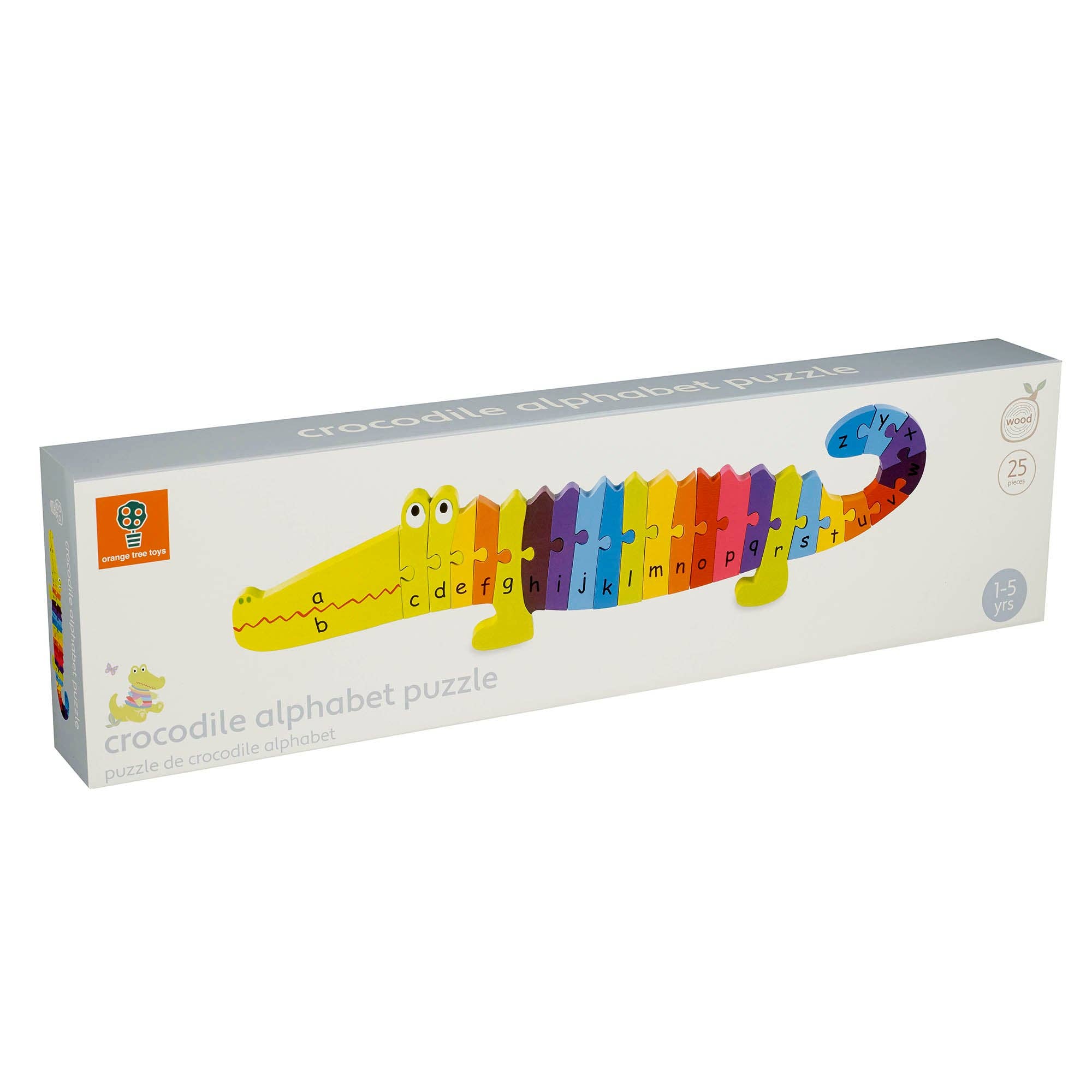 Orange Tree Toys - Wholesale Puzzle - Kids - Crocodile Alphabet Wooden Puzzle4
