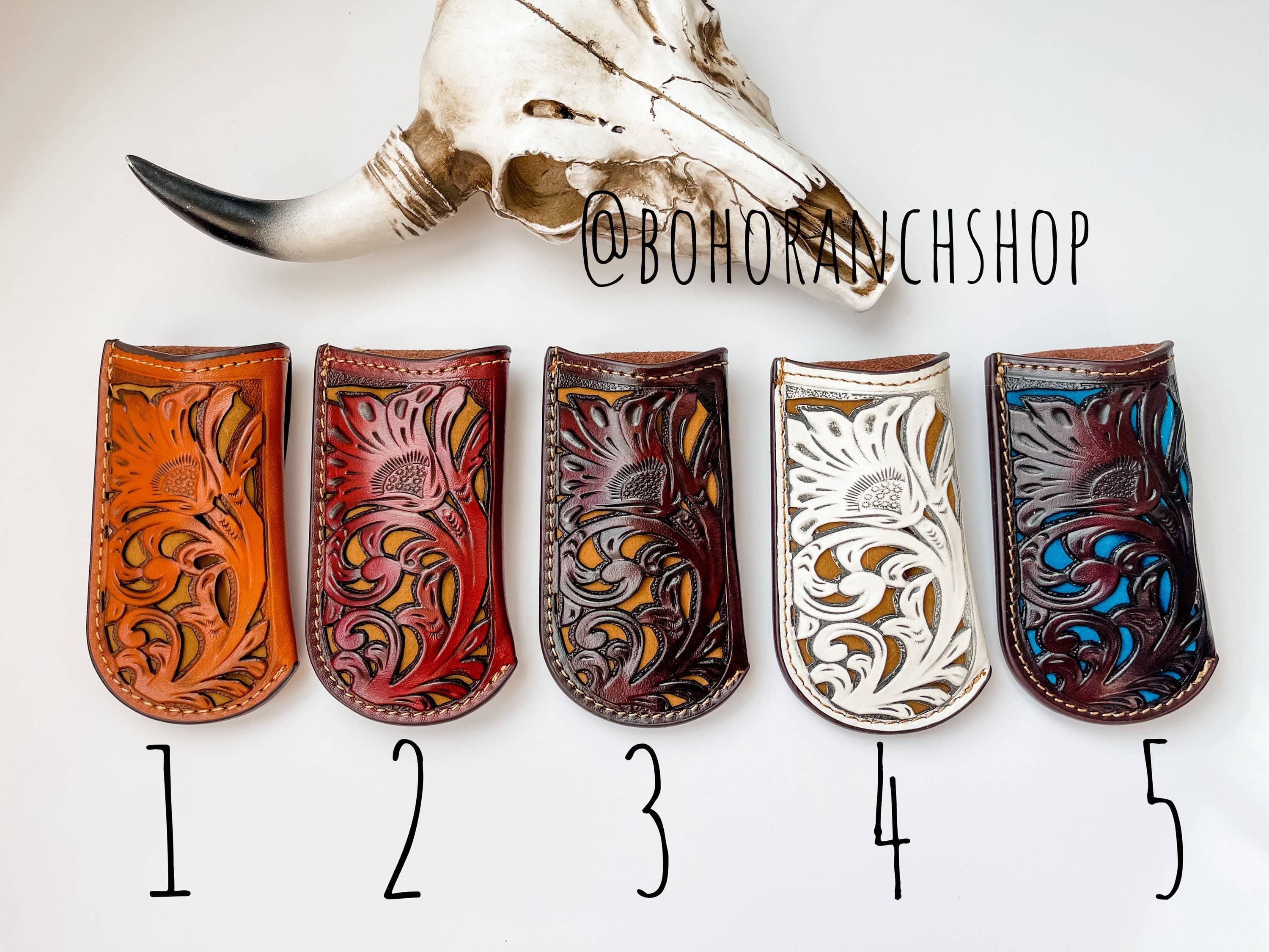 Boho Ranch Shop – wholesale Pocket knife/holder – Leather Pocket Knife Sheath Genuine Leather Case Pocket8