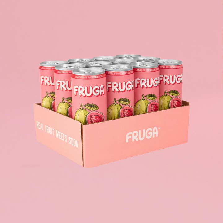 FRUGA Beverage Company - Wholesale Soda/Carbonated Drink - PINK GUAVA2