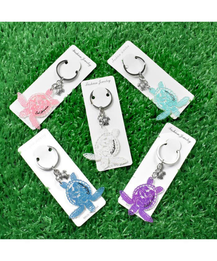 DK Hawaii - Wholesale Keychain - Unisex - California Honu Sea Turtle Key Chain0