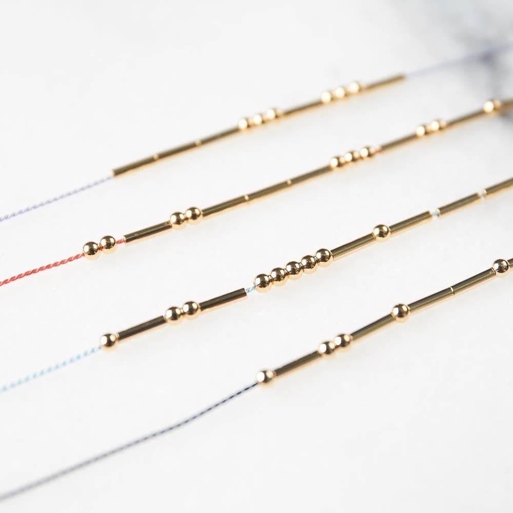 REMOVED BRAND - Wholesale Link & Chain Necklace - "Grace" Morse Code Jewelry8