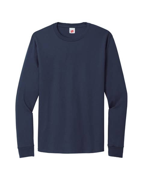 Print The Dream - Wholesale T-shirt – men's - Hanes® Essential-T 100% Cotton Long Sleeve T-Shirt5