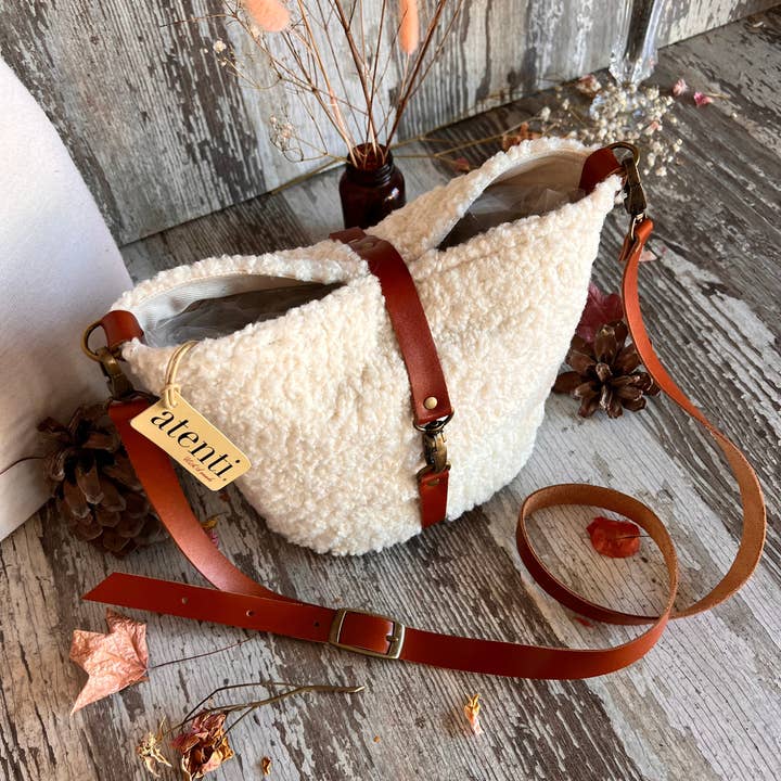 Atenti – wholesale Axelväska - Dam – Sherpa Halle Bucket Bag7