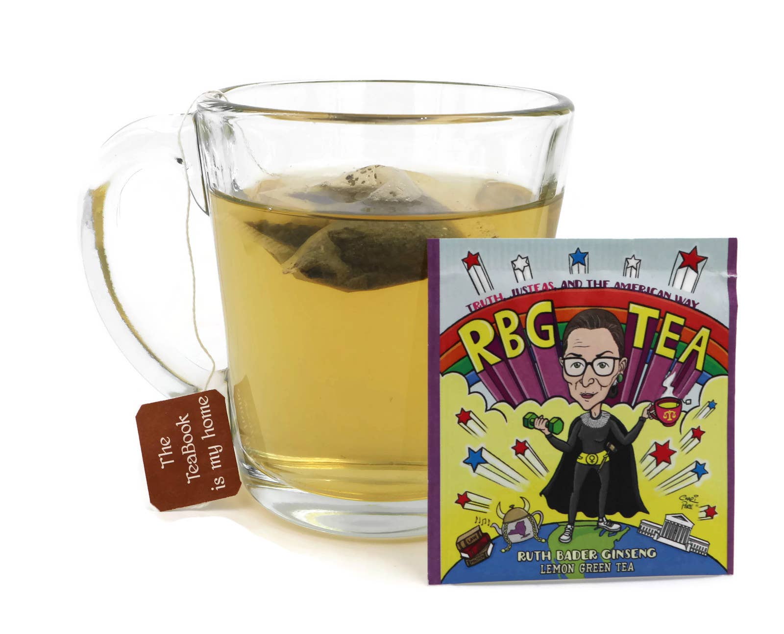 The TeaBook - Wholesale Tea Bags - Jew-TEA-ism Organic Tea Sampler (Amy, Albert, RBG, Tiego)6