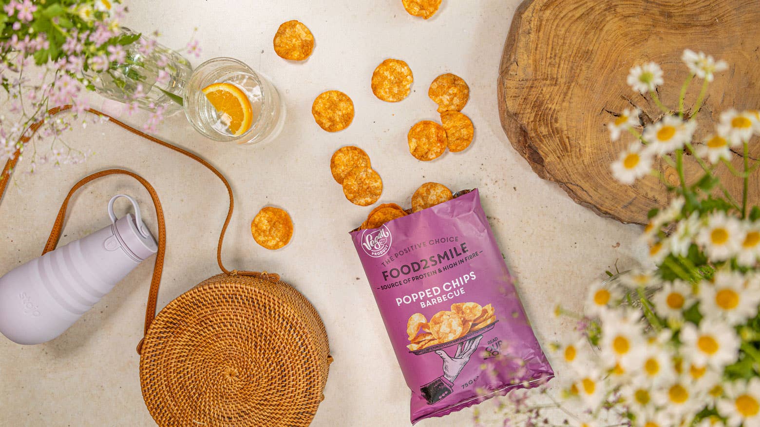 Food2Smile – wholesale Chips – Proteinchips barbecue | Popped Chips Barbecue 21 x 25 gram3