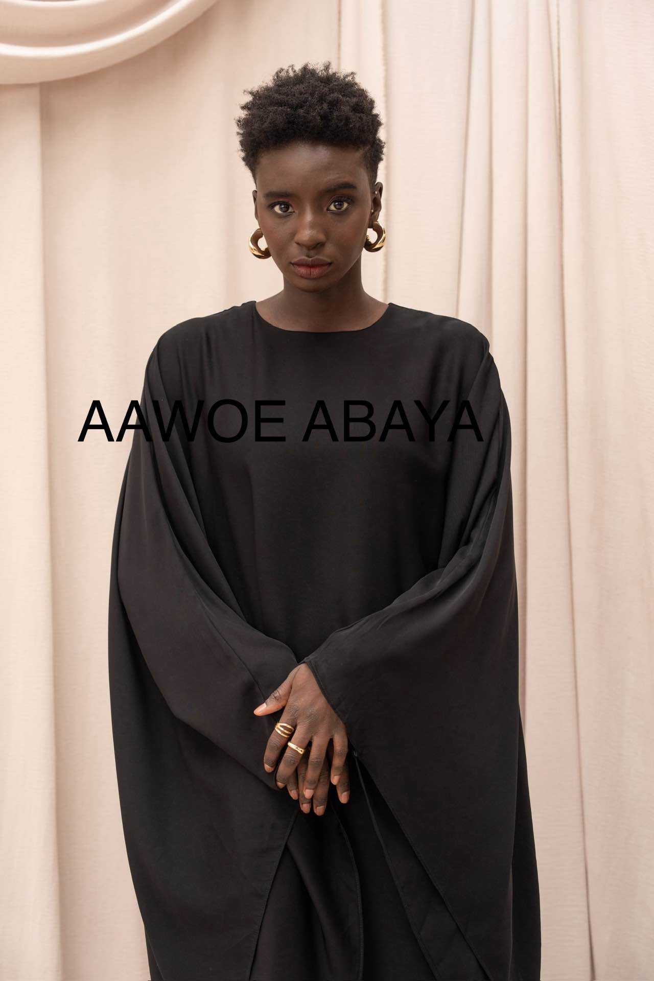Aawoe Abaya – Engroshandel Hijab - Dame – Elegant abaya-kjole - 2406-ROB12