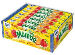 Long Island Candy Factory - Wholesale Gummy - Mamba Fruit Chews 24 Count 2.80 Ounce 18 Sticks0