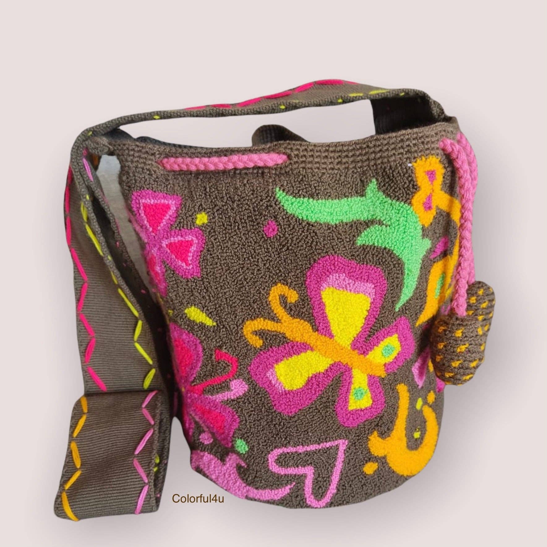 Colorful 4U - Wholesale Crossbody Bag - Women's - Mirabel Encanto Crossbody Bag | Tapestry Embroidery Purse9