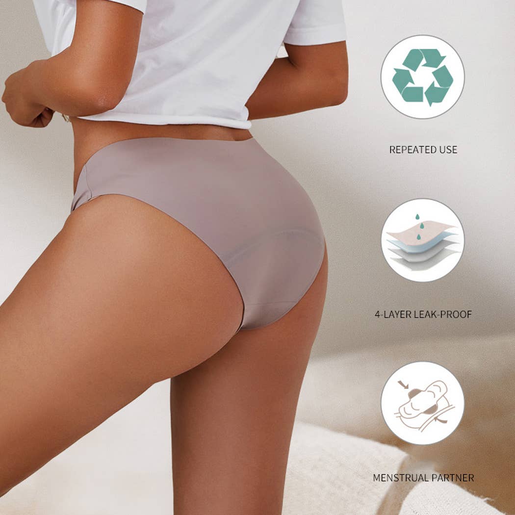 Curvy Fix – Engroshandel Menstruationsundertøj - Dame – Lavtaljede periodetrusser med fire lag og lækagesikring9