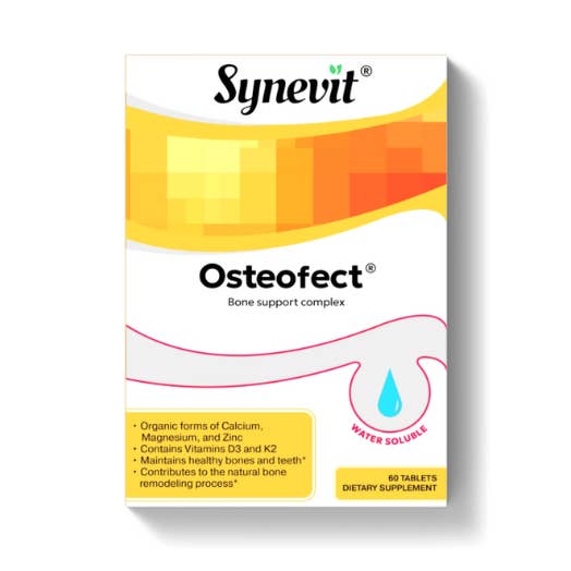 Synevit Osteofect® Bone Support Complex 60 Veg Capsules for wholesale by AlchePharma Naturals