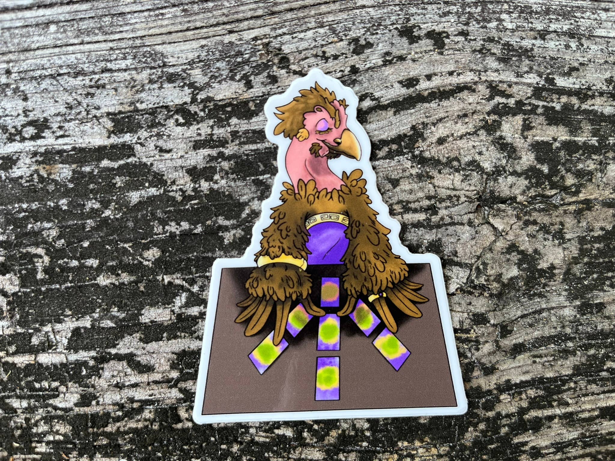The Empathetic Chicken - Wholesale Phone & Laptop Stickers - Out of this World Chicken Vinyl Die Cut Sticker Pack2