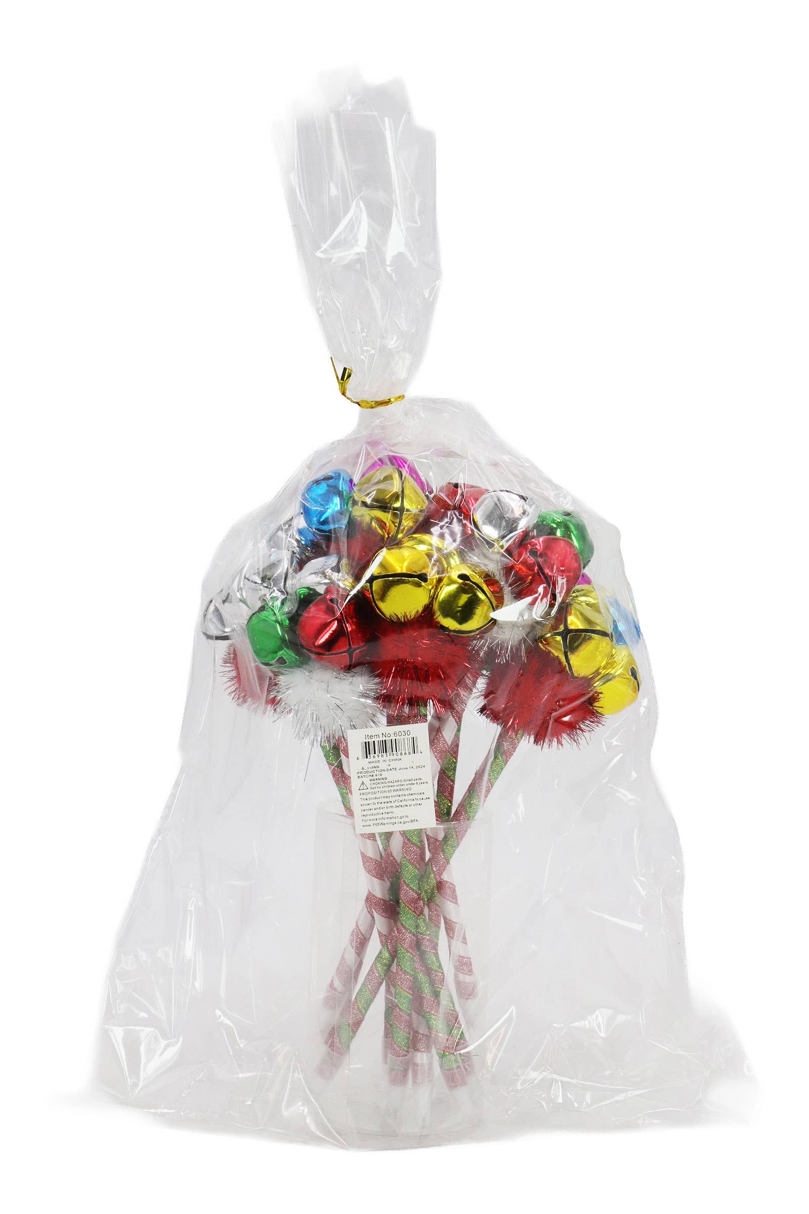 ASSORTED Christmas Jingle Bell Ornament Pen - 12 Pcs for wholesale on Faire10