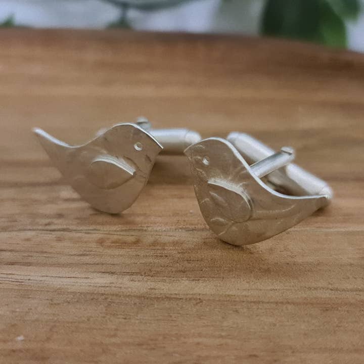 Bird Cufflinks for wholesale by Joanne Tinley Jewellery